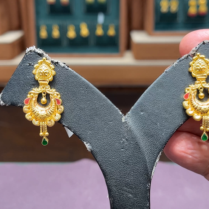 CMR 5.061gms EARRINGS 22K Yellow Gold