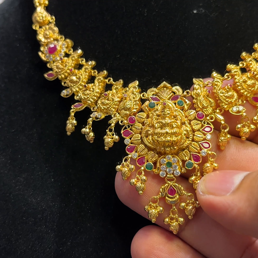 SOUTH INDIA 15.685gms NECKLACE 22K Yellow Gold