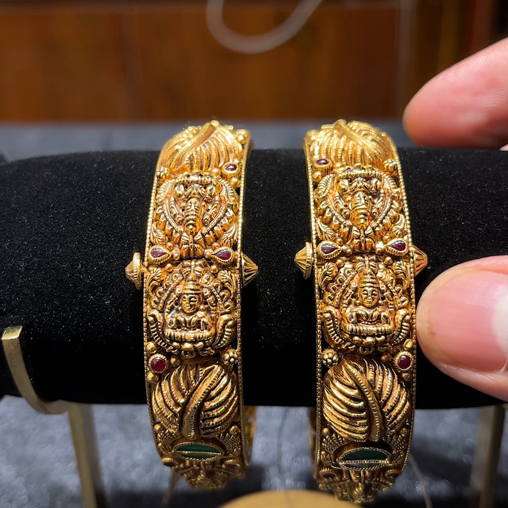 MUKUNDA JEWELLERS 25.261gms BANGLES 22K Yellow Gold