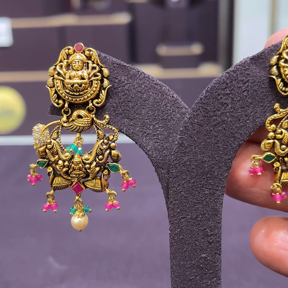 CMR 12.396gms EARRINGS 22K Yellow Gold