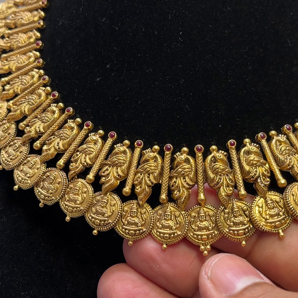 SOUTH INDIA 52.414gms NECKLACE 22K Yellow Gold