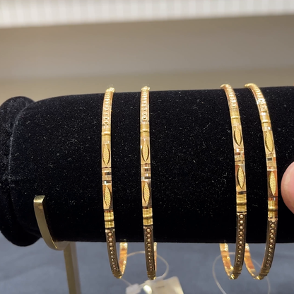 Anu Jewellers 21.79gms BANGLES 22K Yellow Gold