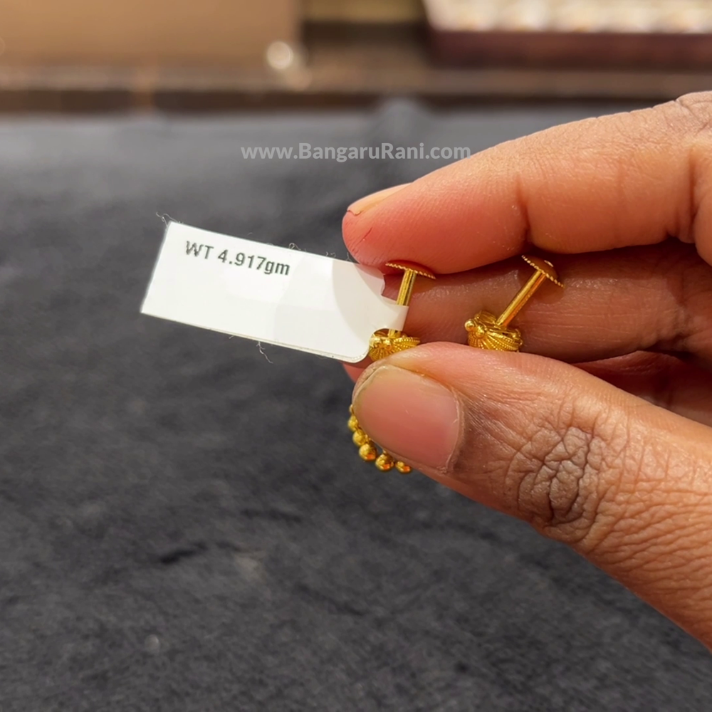 [make to order] 4.917gms EARRINGS 22K