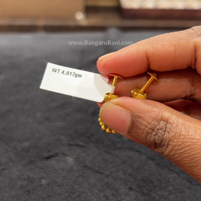 [make to order] 4.917gms EARRINGS 22K