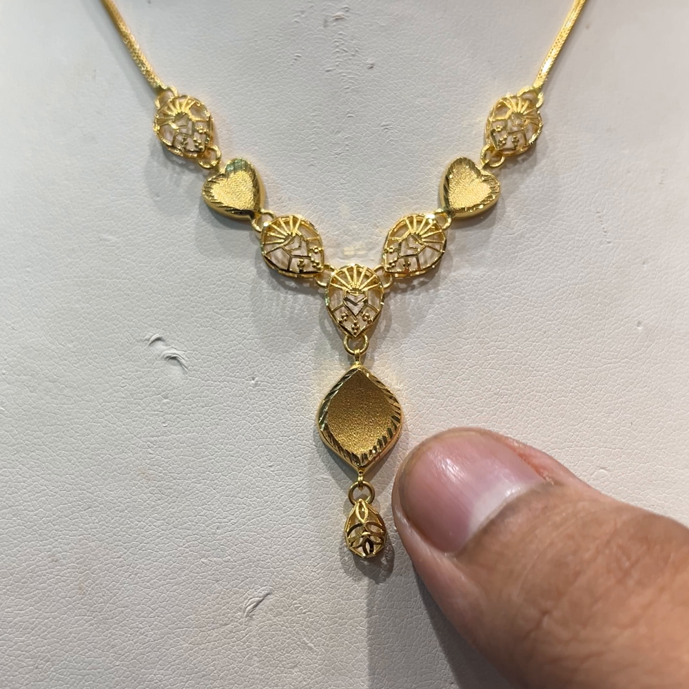 RS BROTHERS 5.895gms NECKLACE 22K Yellow Gold