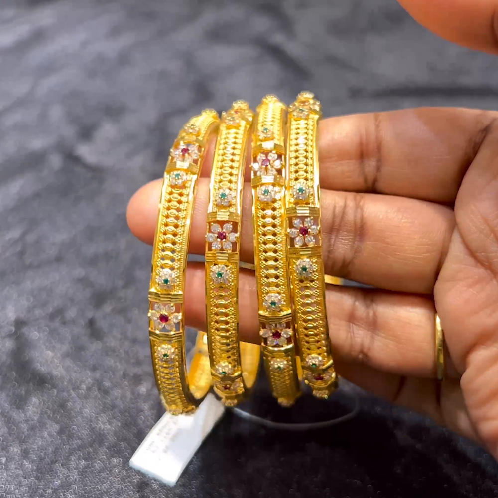 CMR 48.246gms BANGLES 22K Yellow Gold