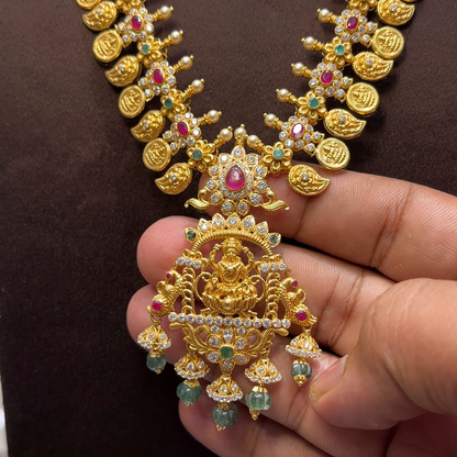 SwarnaKanchi 70.17gms HARAMS 22K Yellow Gold