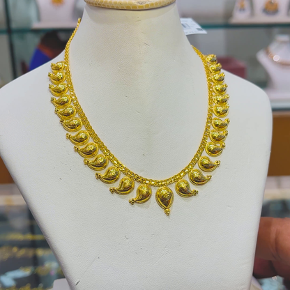 Anu Jewellers 12.237gms NECKLACE 22K Yellow Gold