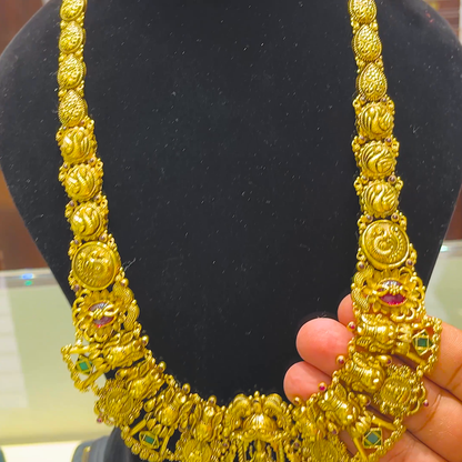 SOUTH INDIA 64.56gms HARAMS 22K Yellow Gold