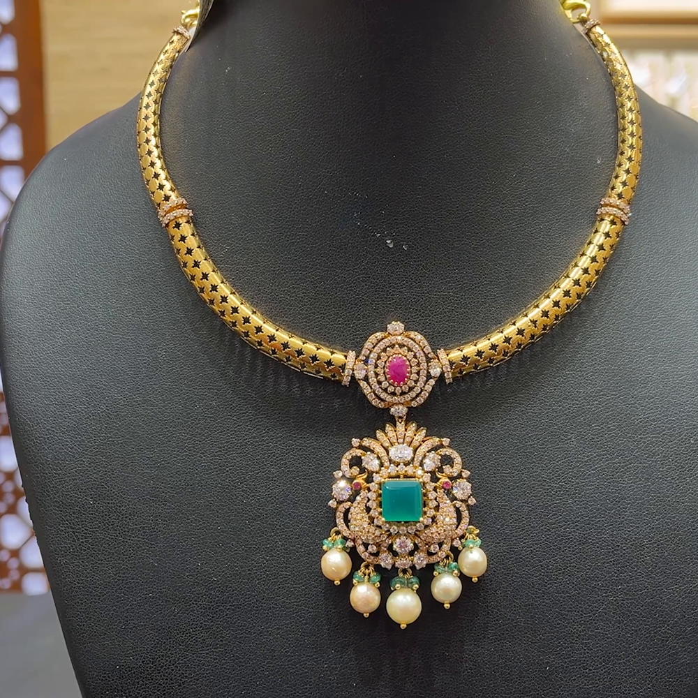 Chennai Shopping Mall 26.62gms NECKLACE 22K Yellow Gold