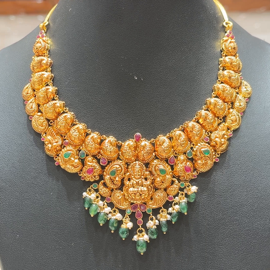 MUKUNDA JEWELLERS 33.315gms NECKLACE 22K Antique