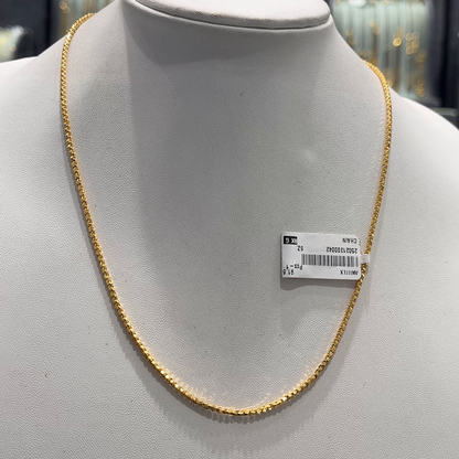 Anu Jewellers 11.414gms CHAINS 22K Yellow Gold