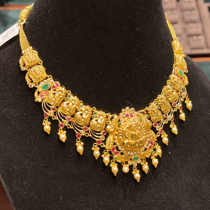 CMR 24.23gms NECKLACE 22K Antique