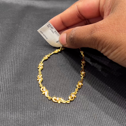 Anu Jewellers 6.717gms Bracelets 22K Yellow Gold
