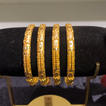 CMR 40.287gms BANGLES 22K Yellow Gold