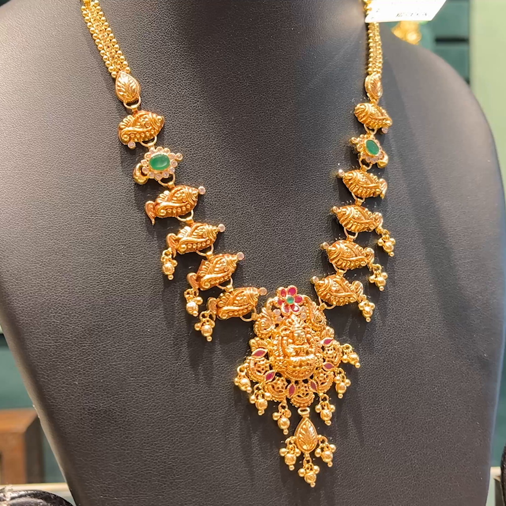 Chennai Shopping Mall 17.45gms NECKLACE 22K Antique