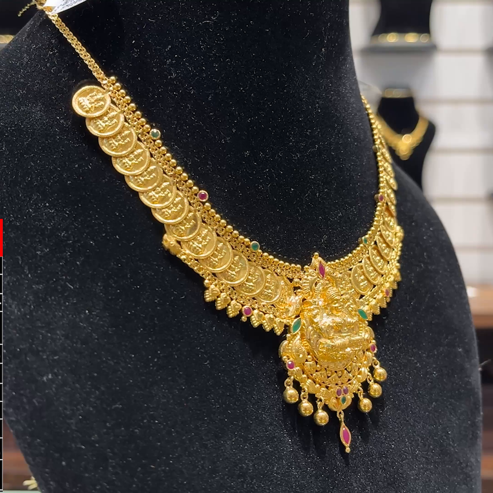 SOUTH INDIA 22.49gms NECKLACE 22K Yellow Gold