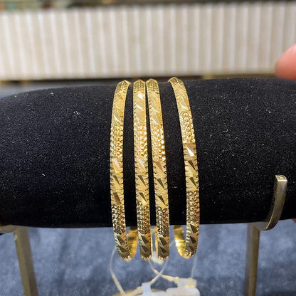 Kriya Jewellers 22.065gms BANGLES 22K Yellow Gold