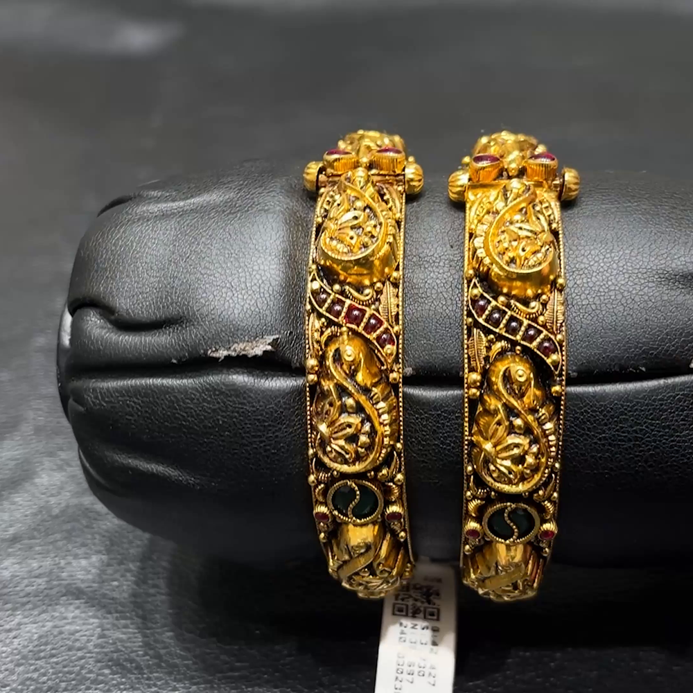 MUKUNDA JEWELLERS 38.697gms BANGLES 22K Yellow Gold