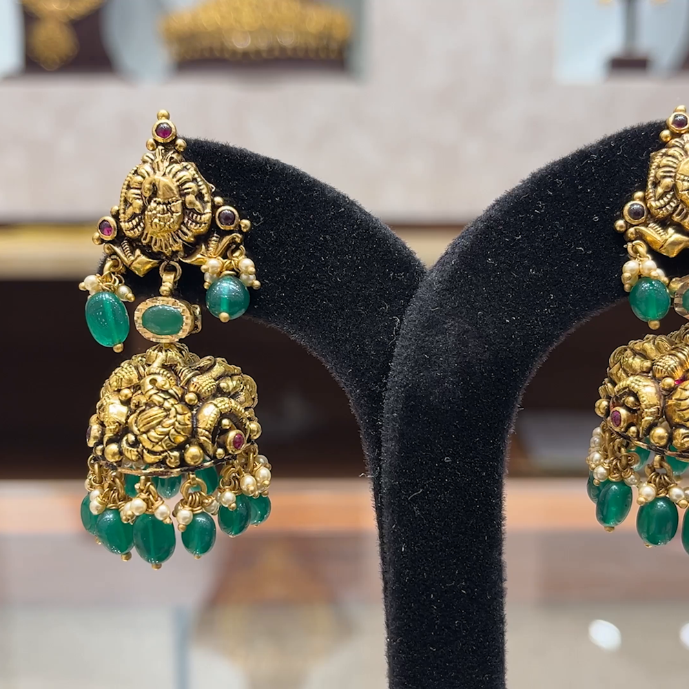 Chennai Shopping Mall 20.88gms EARRINGS 22K Yellow Gold