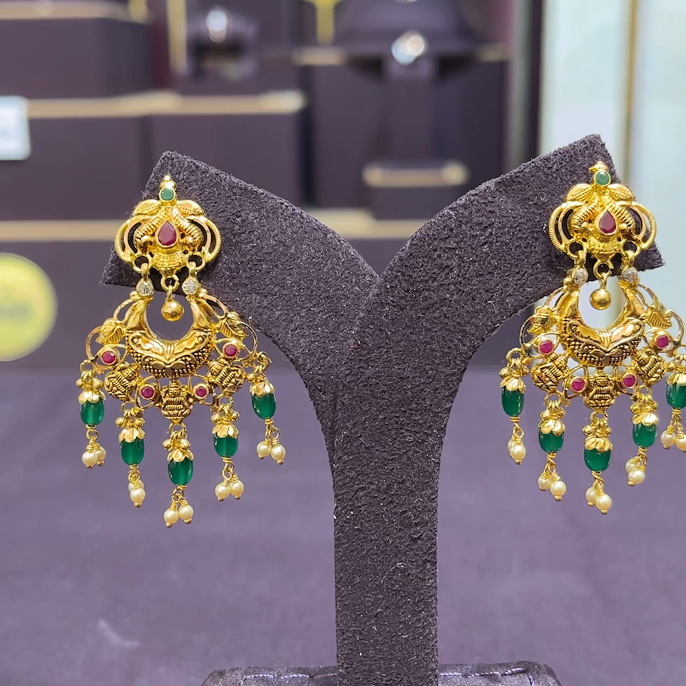 CMR 8.923gms EARRINGS 22K Yellow Gold