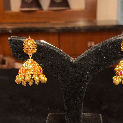 SRI RAM 17.566gms EARRINGS 22K Yellow Gold