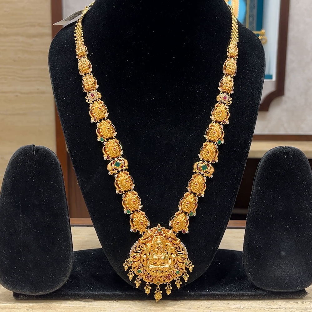 Chennai Shopping Mall 42.43gms HARAMS 22K Yellow Gold