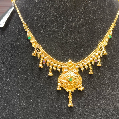 SOUTH INDIA 11.398gms NECKLACE 22K Yellow Gold