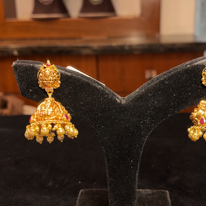 SRI RAM 17.566gms EARRINGS 22K Yellow Gold