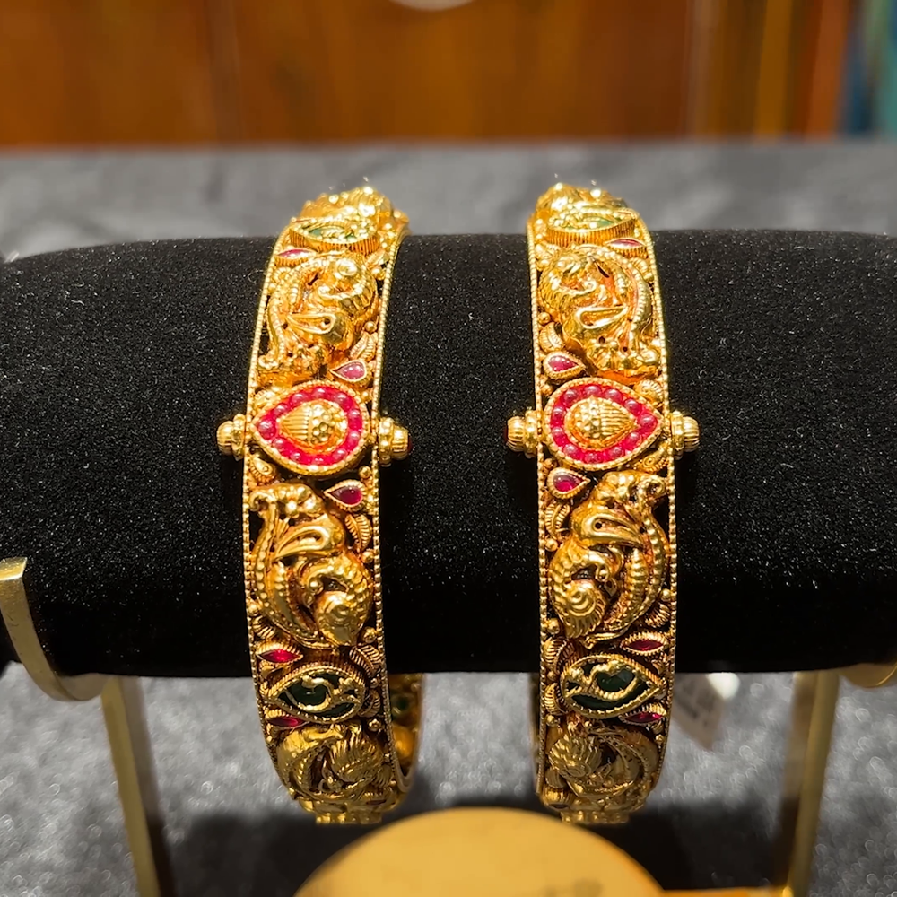 MUKUNDA JEWELLERS 20.799gms BANGLES 22K Yellow Gold