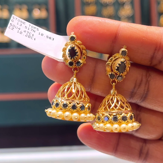 CMR 10.583gms EARRINGS 22K Yellow Gold