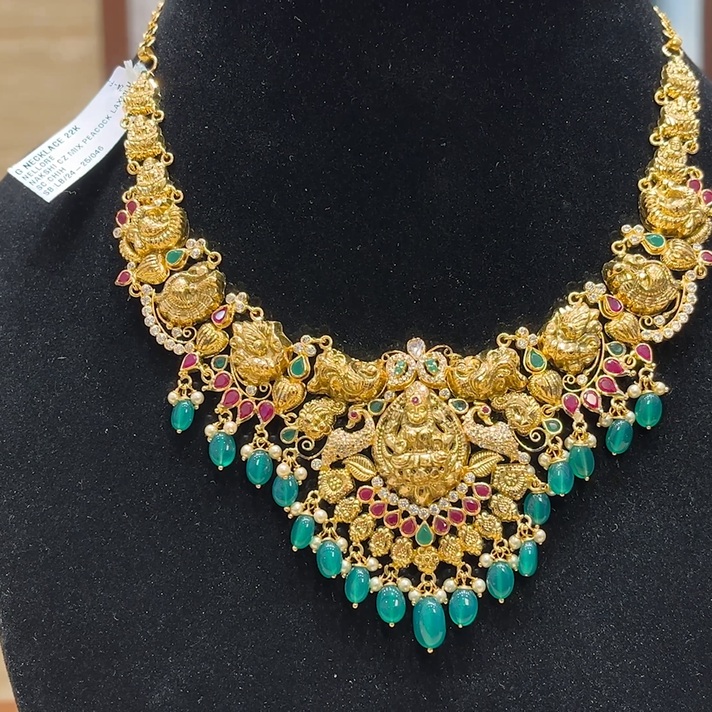 Chennai Shopping Mall 25.35gms NECKLACE 22K Yellow Gold