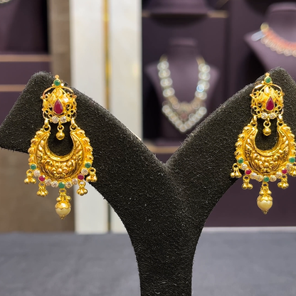 CMR 7.865gms EARRINGS 22K Yellow Gold