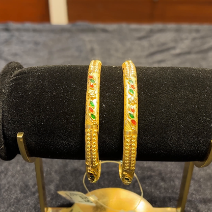 RS BROTHERS 20.657gms BANGLES 22K Yellow Gold