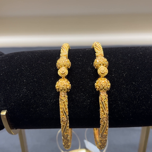Anu Jewellers 13.502gms BANGLES 22K Yellow Gold
