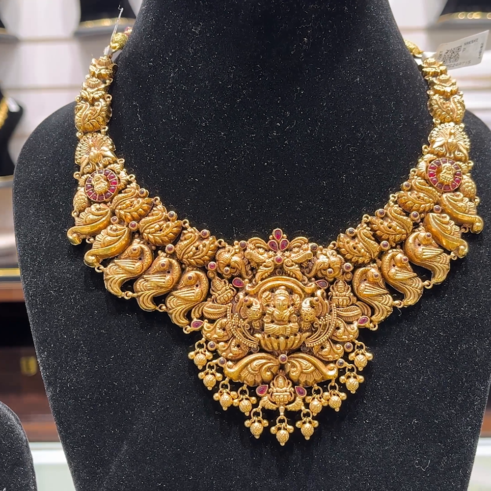 SOUTH INDIA 47.392gms NECKLACE 22K Yellow Gold