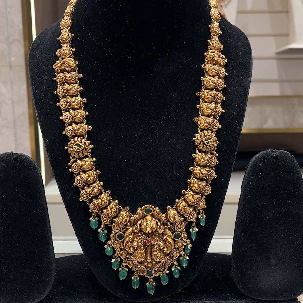 SOUTH INDIA 40.851gms HARAMS 22K Yellow Gold