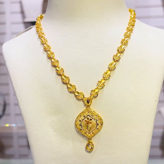 SOUTH INDIA 9.34gms NECKLACE 22K Yellow Gold