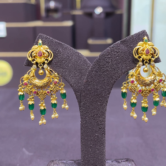 CMR 8.923gms EARRINGS 22K Yellow Gold