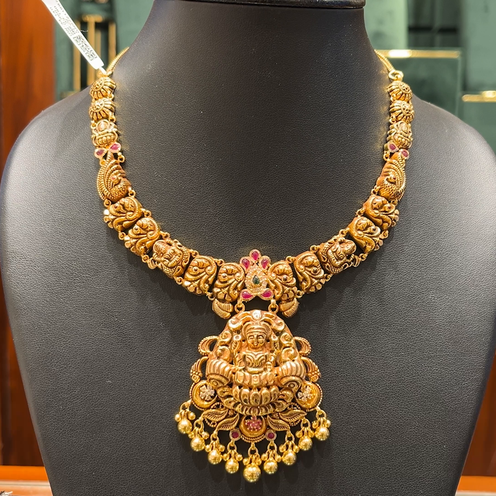 Chennai Shopping Mall 33.19gms NECKLACE 22K Nakshi