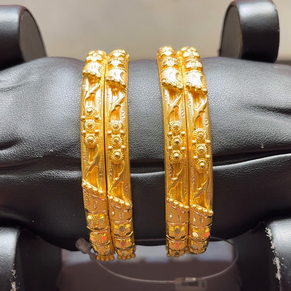 CMR 48.76gms BANGLES 22K Yellow Gold