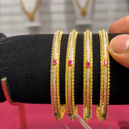 SOUTH INDIA 49.08gms BANGLES 22K Yellow Gold