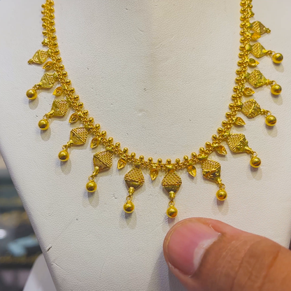 Anu Jewellers 9.046gms NECKLACE 22K Yellow Gold