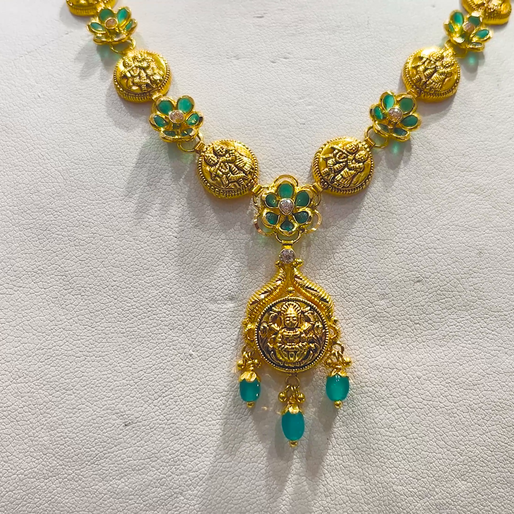 SOUTH INDIA 9.367gms NECKLACE 22K Yellow Gold