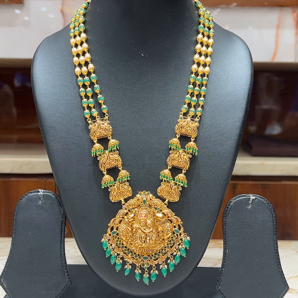 MUKUNDA JEWELLERS 47.772gms HARAMS 22K Antique