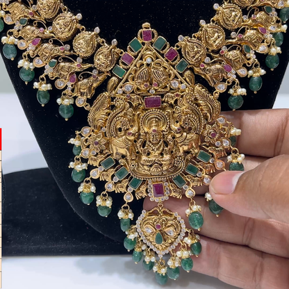 MUKUNDA JEWELLERS 85.3gms HARAMS 22K Yellow Gold