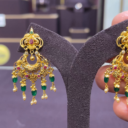 CMR 8.923gms EARRINGS 22K Yellow Gold