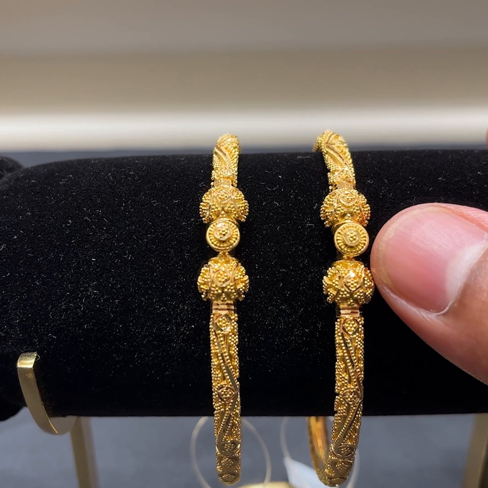 Anu Jewellers 13.502gms BANGLES 22K Yellow Gold