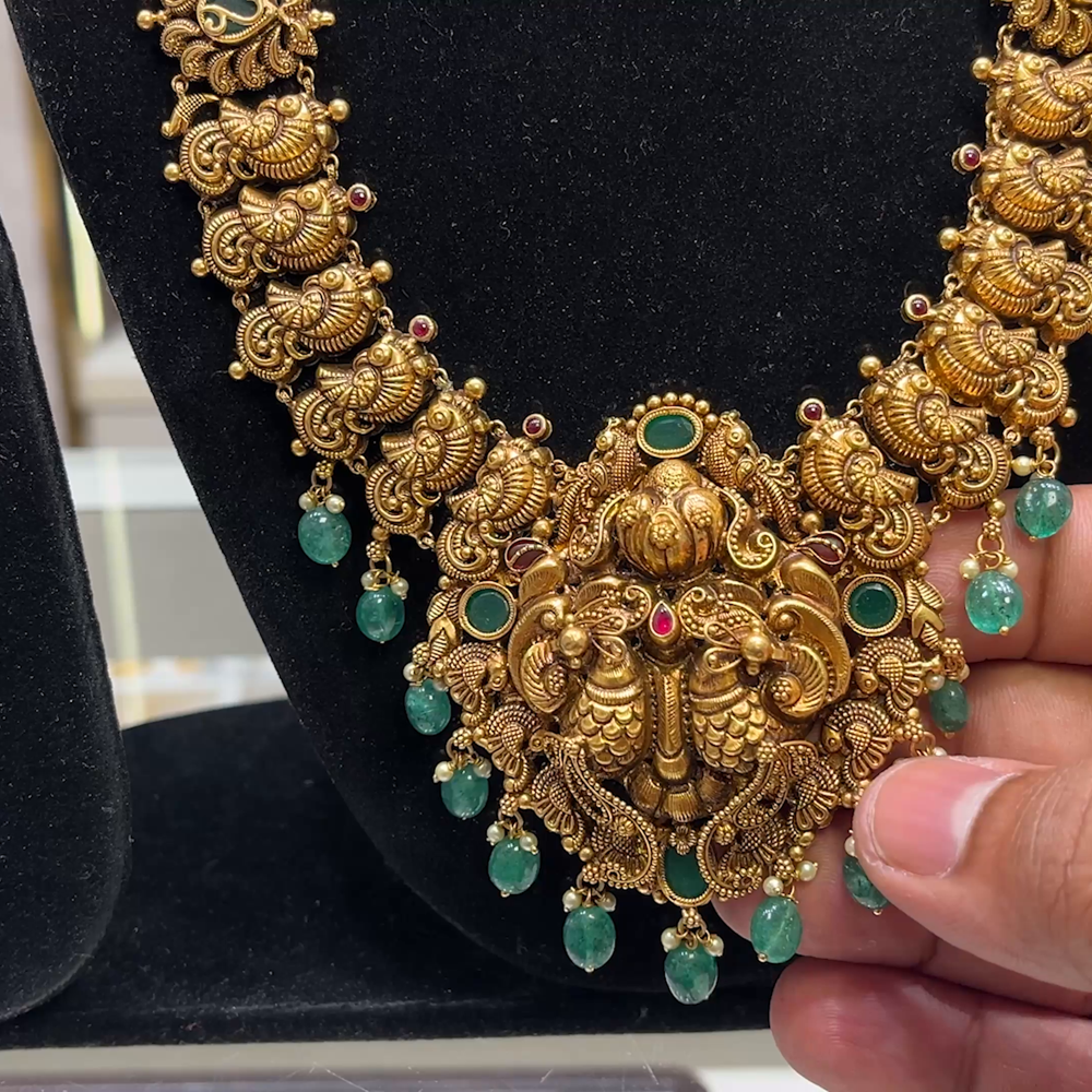 SOUTH INDIA 40.851gms HARAMS 22K Yellow Gold