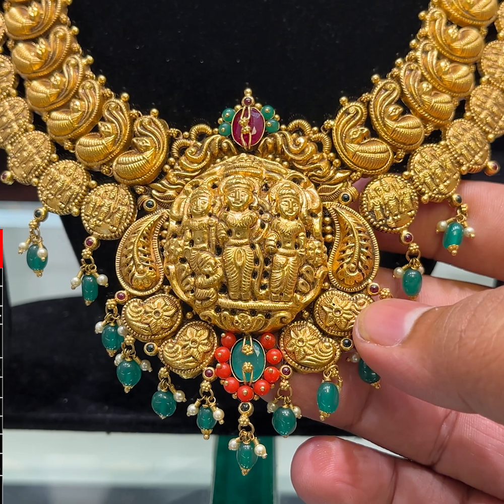 SOUTH INDIA 59.44gms HARAMS 22K Yellow Gold